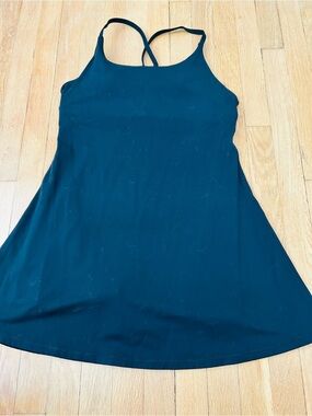 Black Strappy Swing Tank Dress